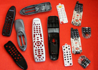 Silicone Rubber Keypad From Remote Controls